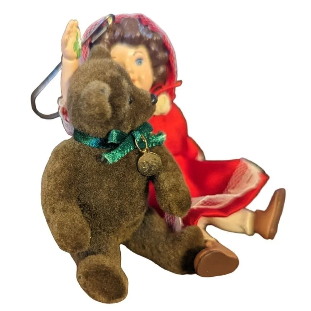Julianne and Teddy Special Edition 1993 Hallmark Ornament